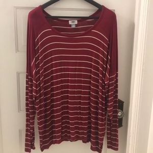 OLD NAVY STRIPED LONG SLEEVED TOP